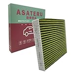ASATERU カーエアコンフィルター プレミアム 活性炭入り特殊5層フィルター [スバル/トヨタ車用] インプレッサ プリウス 50 60系 アルファード 30 40系 ヴェルファイア 30 40系 ノア ヴォクシー 80 90系 エスクァイア80系 カローラ ヤリス_他 交換用 1個入【高除塵・安定風量・PM2.5対応＆脱臭・抗菌・防カビ・花粉 抗ウィルス】(AT101014)