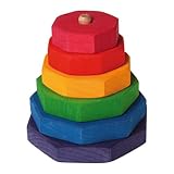 Grimm's Spiel & Holz Design（グリムス社）タワーつみき 多角形【GRI-11020】