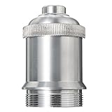 ILS - E26/E27 Retro Aluminum DIY Vintage Pendant Light Holder Lamp Base Bulb Socket