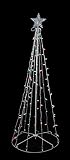 Sienna Red and Green LED Lighted Outdoor Twinkling Christmas Tree Yard Art Decoration, 5' [並行輸入品]