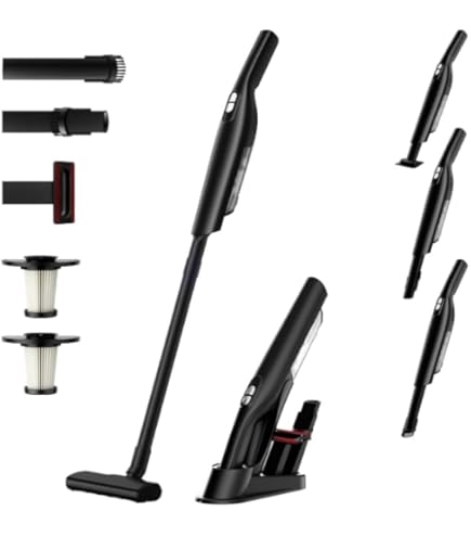 Amazon.co.jp: 掃除機 コードレス 【2025新登場】55KPa超強力吸引&自立