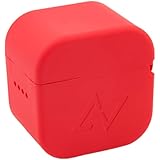 AVIOT TE-D01g専用 シリコンカバー SC-01g コンパクト 充電 シリコン 軽量 イヤホン収納 保護カバー ワイヤレス bluetooth iPhone Android (Red)