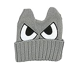 YideaHomeニット帽 可愛い耳付き帽子 　ニットキャップ　ねこ耳 猫耳　ベビー用ハット 赤ちゃん　大人キャップ キッズ 黒い　　帽子 男の子　女の子　男女児 秋冬　防寒　スタイリッシュ　毛糸