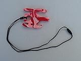 Adelily Nontoxic Silicone Helicopter Pendant Teether in Red Camo [並行輸入品]