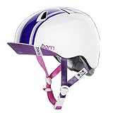 bern （バーン）ヘルメット [ NINA /Gloss Purple Racing StripeサイズSM]オールシーズンジュニア (2014/15モデル)日本正規品
