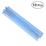 Healifty イヤーキャンドル　イヤーワックス　耳燭　イヤークリーナー　耳に使い　天然蜜蝋　自然療法　10ピース（ブルー）