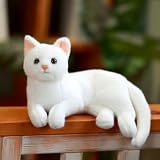 ぬいぐるみ 小さい ぬいぐるみ 猫ぬいぐるみ かわいい ひざねこ 猫 ペット ふわふわ ベビードール 誕生日 ギフト 子供のため 抱き枕 動物 アニマル クッション 小さい 40cm 睡眠枕 低反発 ホワイト 装飾 クリスマス 猫 小さい抱き枕