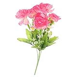 Lovoski 造花　カーネーション　人工フラワー　ブーケ　家の装飾　全５色選ぶ - 色3