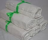 Baby Washcloths, Ultra Soft Bamboo, Gentle for Baby's Skin, (White) by CrazyBoll