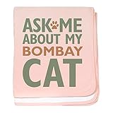 CafePress – Bombay Cat – スーパーソフトベビー毛布、新生児おくるみ ピンク 05126396076832E