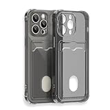 【 iPhone 15 Pro Max 用 ケース 黄変防止 】【落下衝撃吸収&背面カードポケット】iPhone 15 pro max 用 ケース スマホケース 【柔らかくて頑丈な保護TPUを採用】 カード収納 背面ポケット TPUケース 軽量 スマホ 携帯ケース iphoneケース スマホカバー OTHERSIDE ブラック 389-ap-bk