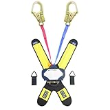 3M DBI-SALA Talon 3102006 SRL, 6-Foot Twin-Leg, 1 Leg Red, 1 Leg Blue Quick Connector for Harness Mo