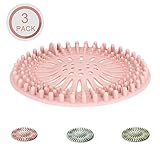 排水ヘアフィルター革新的な排水プロテクター/シャワー排水カバーバスタブとキッチンなど（3パック）