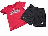 Boys Jordan幼児2 Piece Shorts & Tankカラーブロックされた設定 ブラック