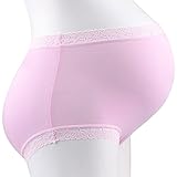 Vogue of Eden Women's Modal Maternity Brief Pregnant Underwear Panties Pink(3pcs)