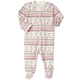 ジンボリー GYMBOREE/ フェアアイル 1-ピース レッドフェアアイル ロンパース長袖 0～3ヶ月【並行輸入】