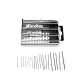 20Pcs / lotミニマイクロHSSツイストドリルビットセット0.3mm - 1.6mmモデルクラフトケースツール