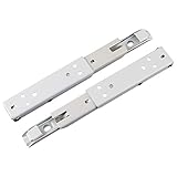 VERY100　ワンタッチ折りたたみ棚受 折りたたみブラケット 棚受け金具 2個セット 長195mm/240mm/292mm/336mmの4タイプ選択可　90度　塗装 (240mm×130mm)
