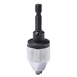 1ピース0.3?6.5ミリメートルドリルチャックドライバーインパクトドライバー六角シャンクドリルグラインダー1/4キーレスドリルビットチャック六角シャンクツール