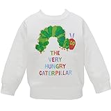 2016年 秋冬 はらぺこあおむし ロゴ プリント 裏起毛トレーナー THE WORLD OF ERIC CARLE オフホワイト◇80cm