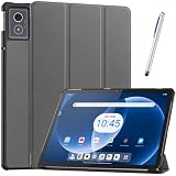 タッチペン1本 フィルム2枚付 Lenovo Tab8 / docomo dtab d-51F / IdeaTab TB336ZU TB336FU 対応 ケース兼用 レノボ タブ8 / Ideaタブ ソフトバンク A401LV タブレットカバー おしゃれ シンプル 耐衝撃 薄型 軽量 オートスリープ機能 法人大量注文対応 (T0246-A401LV-GRY)