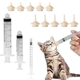 シリンジ 乳首 13本セット プラスチック 針なし ペット シリンジ 猫 子犬 給餌 給水 哺乳器 介護用品 ミルク 薬 流動食 注射器 目盛り付き 1ml 5ml 10ml