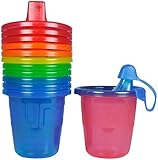 The First Years Take & Toss Spill-Proof Sippy Cups - Multicolor - 7 oz - 6 ct by The First Years