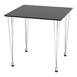 ダイニング テーブル ダイニングテーブル 2人掛け 木製 スチール脚 テーブル単品 ブラウン