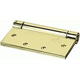 Stanley Hardware 2060R 4-1/2" X 4-1/2" Spring Hinge in Bright Brass [並行輸入品]