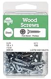 The Hillman GroupThe Hillman Group 40838 Flat Head Phillips Wood Screw 10 X 1 100-Pack by The Hillma