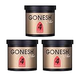 【3個セット】GONESH(ガーネッシュ) 置き型 芳香剤 ゲル エアフレッシュナー No.4 (オーチャード&ヴァイン) 78g
