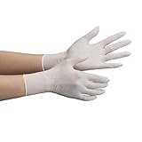 ミドリ安全 ニトリル手袋 ベルテ711N 薄手タイプ 粉なし ホワイト L (100枚入)