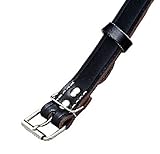 ワークタイム(work time) 黒床皮1本ピンバックルベルト 34mm SB-103