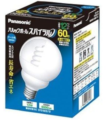 Amazon | パナソニック パルックボール スパイラル G15形 電球60形
