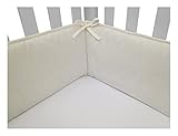 American Baby Company 100% Cotton Percale Crib Bumper, Ecru by American Baby Company [並行輸入品]
