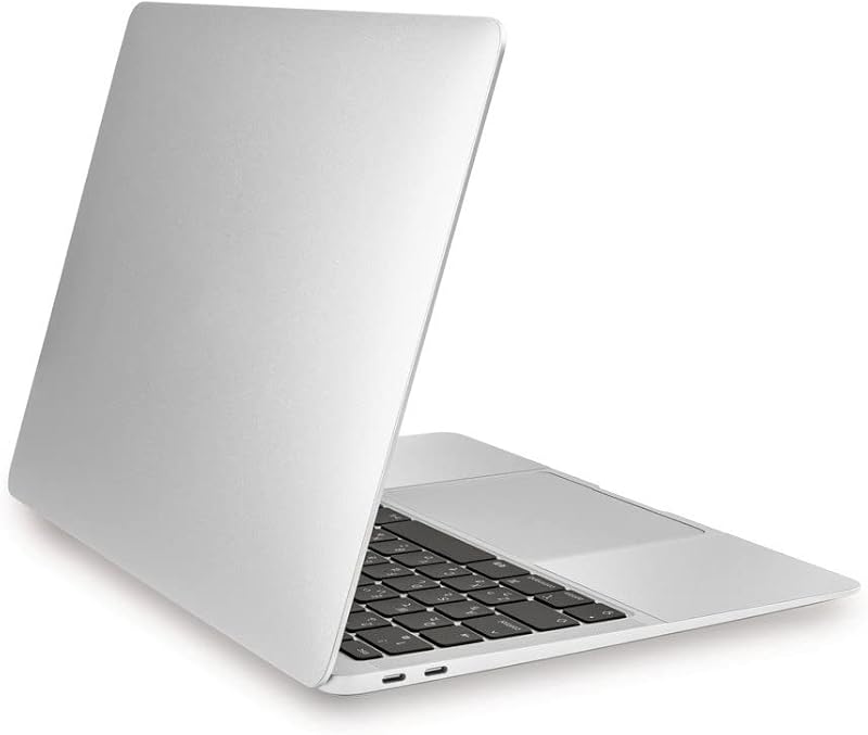 wraplus スキンシール MacBook Air 13 インチ M5 M4 M3 M2 2026 2025 2024 2022 対応 [シルバー] カバー ケース エコ包装版