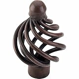 Top Knobs M609 Normandy Collection 1.25 Inch Flower Twist Cabinet Knob, Patina Rouge Finish [並行輸入品]