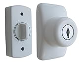 Ideal Security Inc. SKGLKW Keyed Deadbolt, White [並行輸入品]