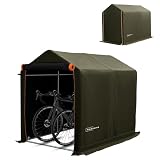 Anovara(アノヴァラ) サイクルハウス バイクガレージ Mサイズ サイクルポート 2〜3台用 幅120cm 防水 屋外 高耐久