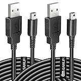 【2本セット】 6amLifestyle 3DS 充電器 3DS USB 充電ケーブル New3DS/New 2ds LL/New 3DSLL/3DS/3DSLL/2DSDSi/DSi LL兼用 【1.2M 黒】