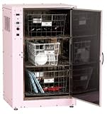 保育学校用品　食育熱風食器・器具消毒保管庫　クリアディッシュ1000　（30人前後）