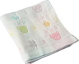 成願ベビーコレクション 6重ガーゼくま ウォッシュタオル 約34×35cm