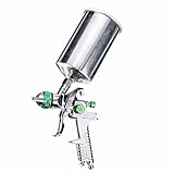 Beho-1.4mm 1L HVLP重力フィードスプレーガンオートペイントプライマーレギュレータ付き金属フレーク