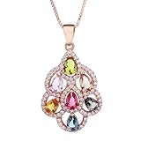 ギフトジュエリー カラーパレットペンダントネックレス