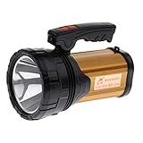 Perfk LED探照ライト 防災グッズ　スポットライト　ショルダーストラップ　懐中電灯　充電式　鉱 物用ライト　実用　持ちやすい