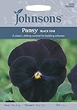 【輸入種子】 Johnsons Seeds Pansy BLACK STAR パンジー・ブラック・スター ジョンソンズシード