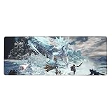モンスターハンター ゲーミングマウスパッド 大型ゲー まうすぱっど マウスパッド 防水 滑り止め ゲーミング オフィス最適 レーザー 耐久性 マウスパッドおしゃれ マウス用パッド ズ オフィス/自宅兼用