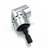 金属製の 105 度拡張子 1/4 「六角ドリルビットドライバソケットホルダアダプタ