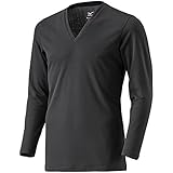 MIZUNO(ミズノ) ブレスサーモアンダーVネック半袖シャツ(大きいサイズ) アンダーウエア (C2JA0613) 09ブラック 4L