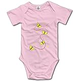 ファッション ベビー 美しい スターと蝶 アスタリスク Tシャツ 100%綿 Pink Size 12 Months